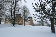 Winterliches Schloss Seehof