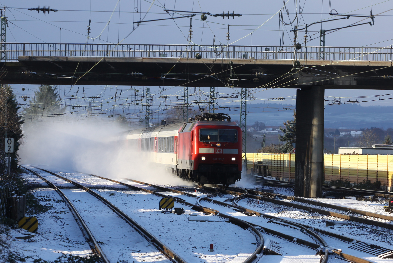 Winterliches Schneegestöber