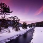 Winterliches Schwarzwassertal