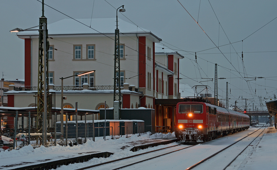 Winterliches Schwetzingen