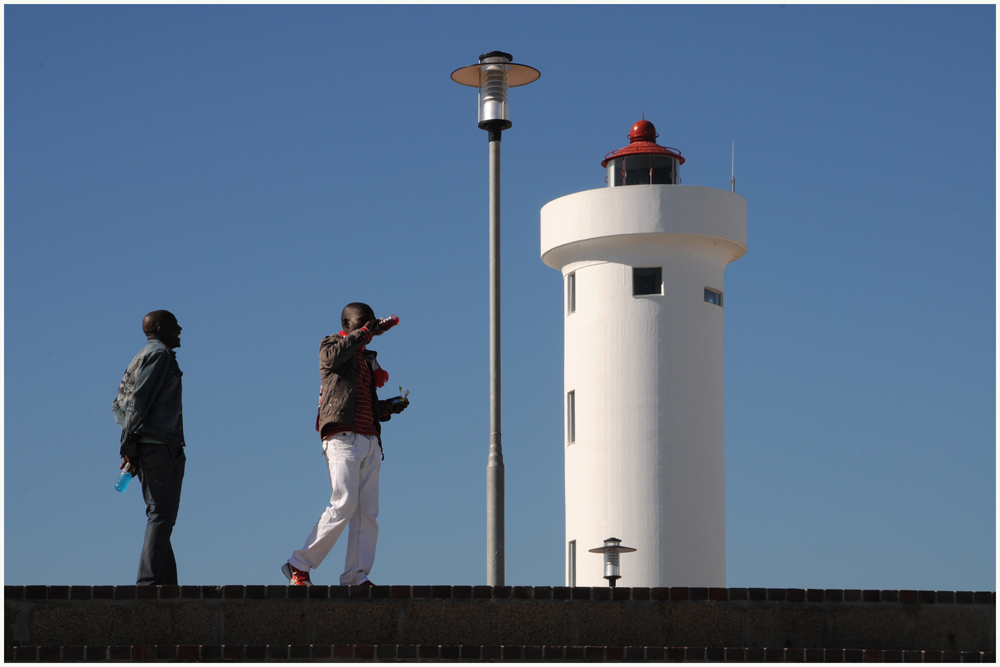 winterliches Strandleben