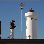 winterliches Strandleben