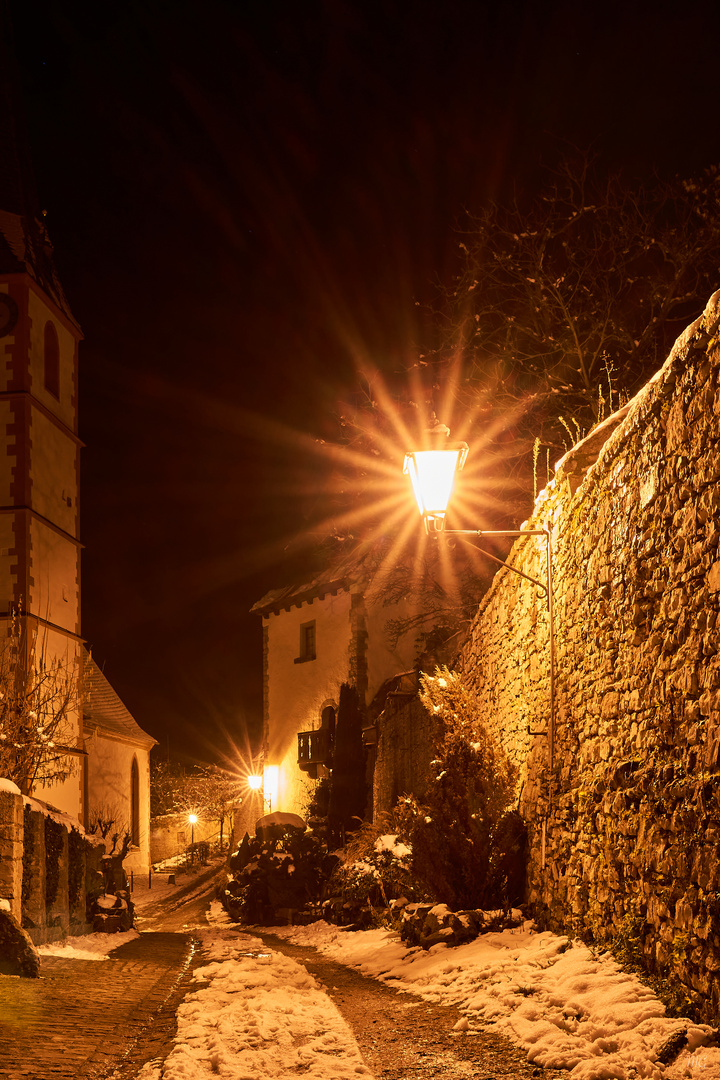 Winterliches Sulzfeld am Main