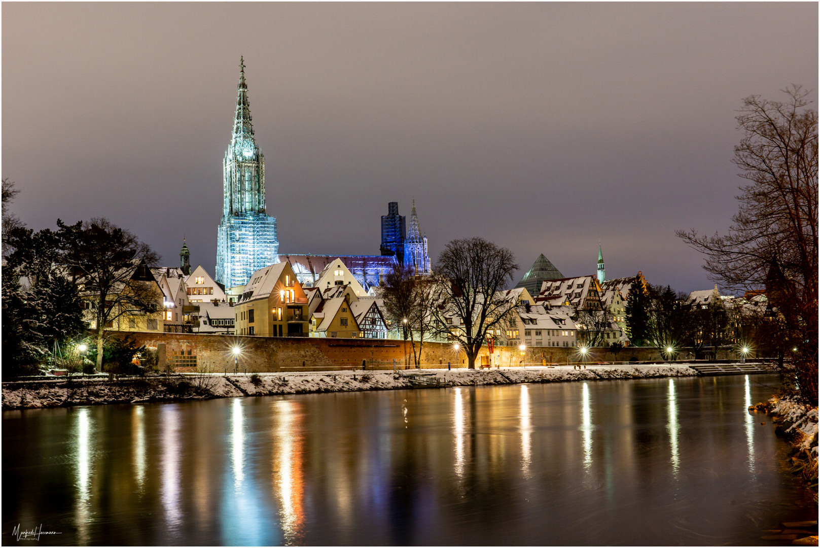 Winterliches Ulm an der Donau