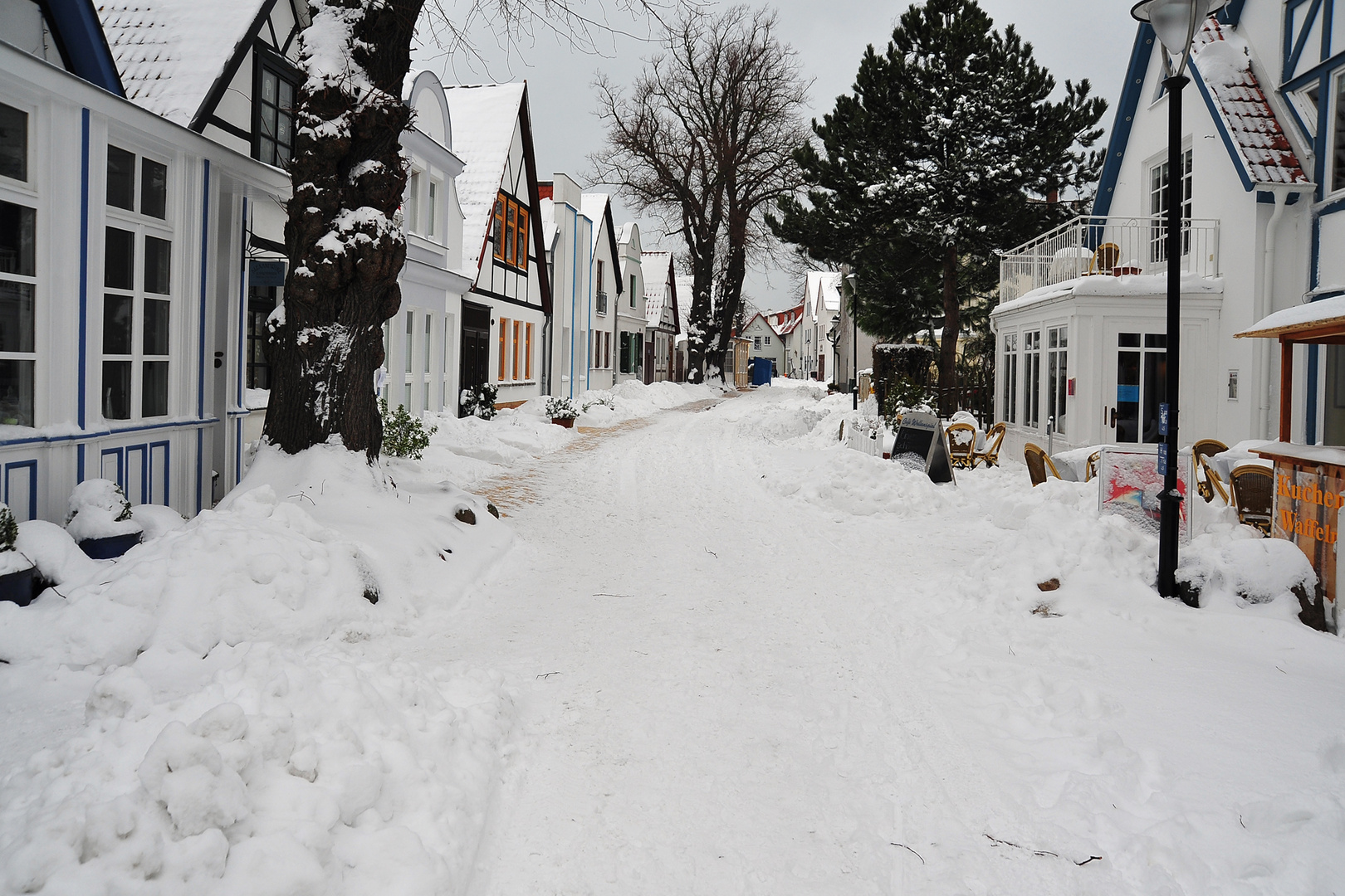 winterliches Warnemünde