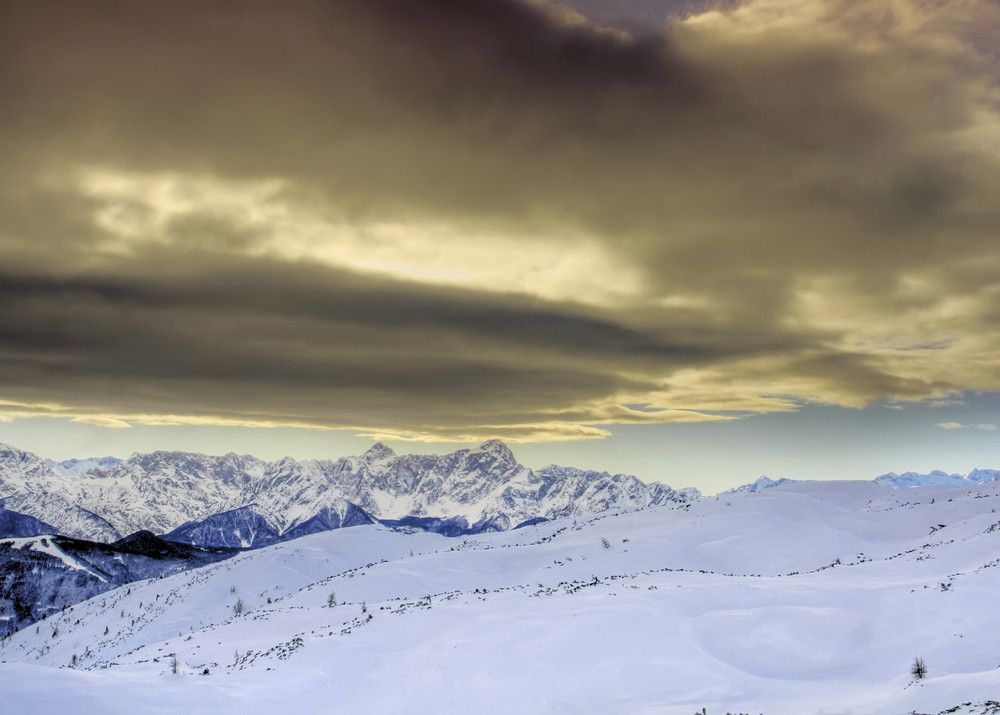 Winterlicht am Dobratsch