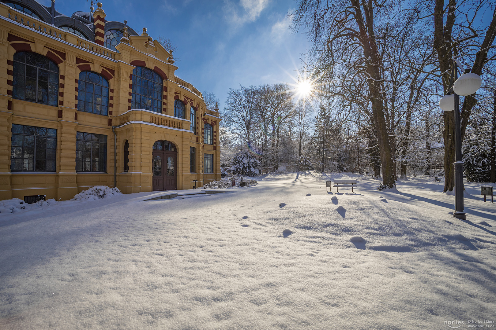 Winterlicht am Kurhaus