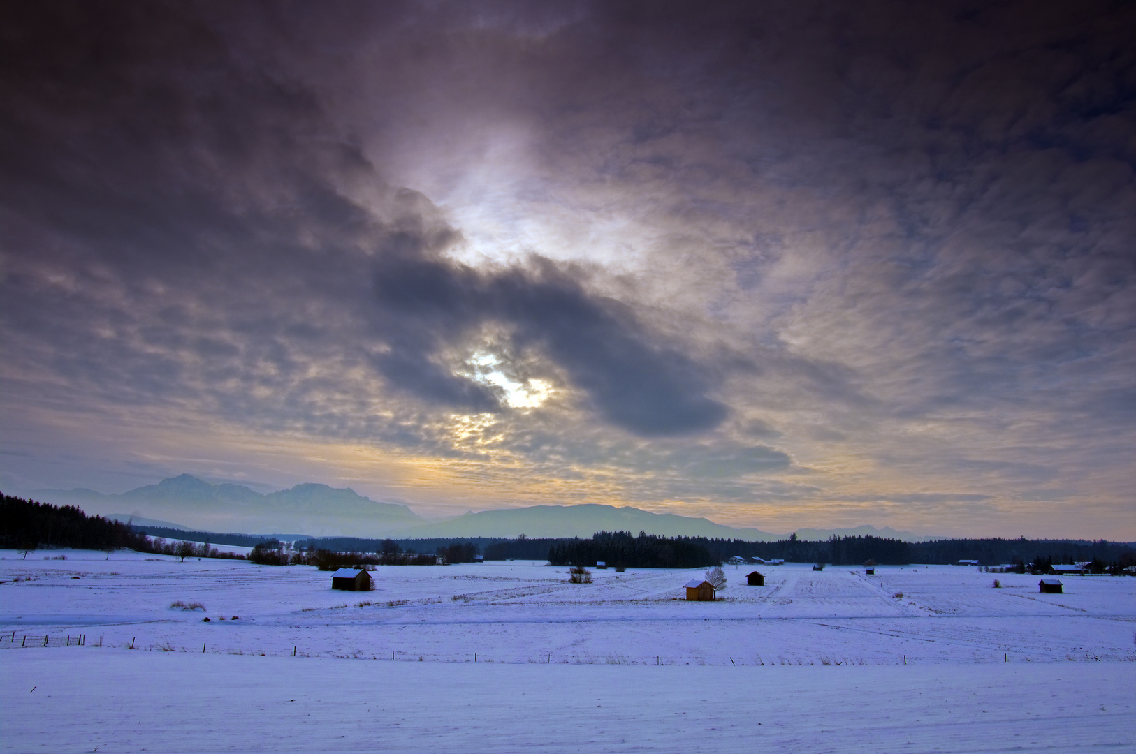 Winterlicht in Haarmoos