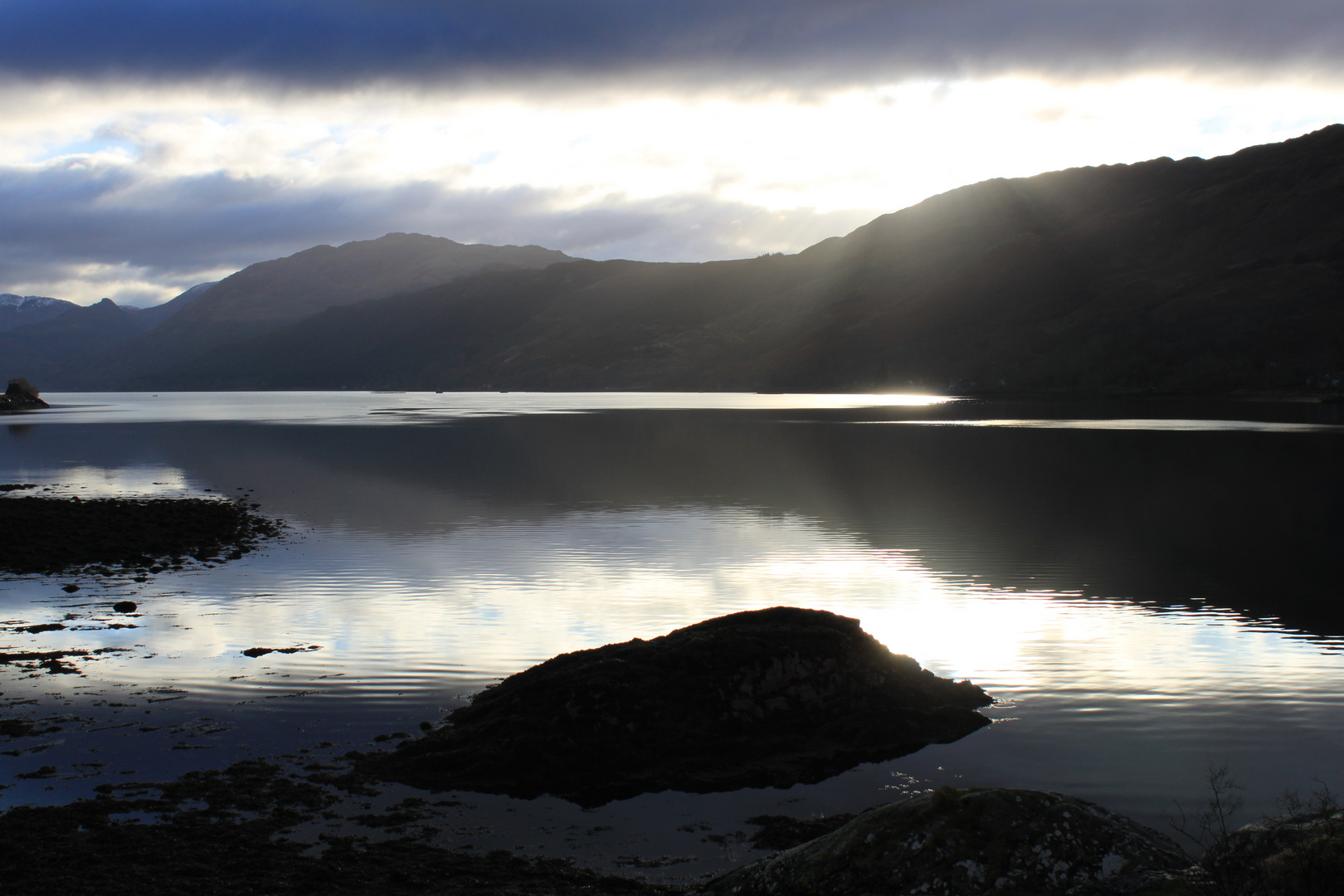 Winterlicht Loch Duich, Scotland