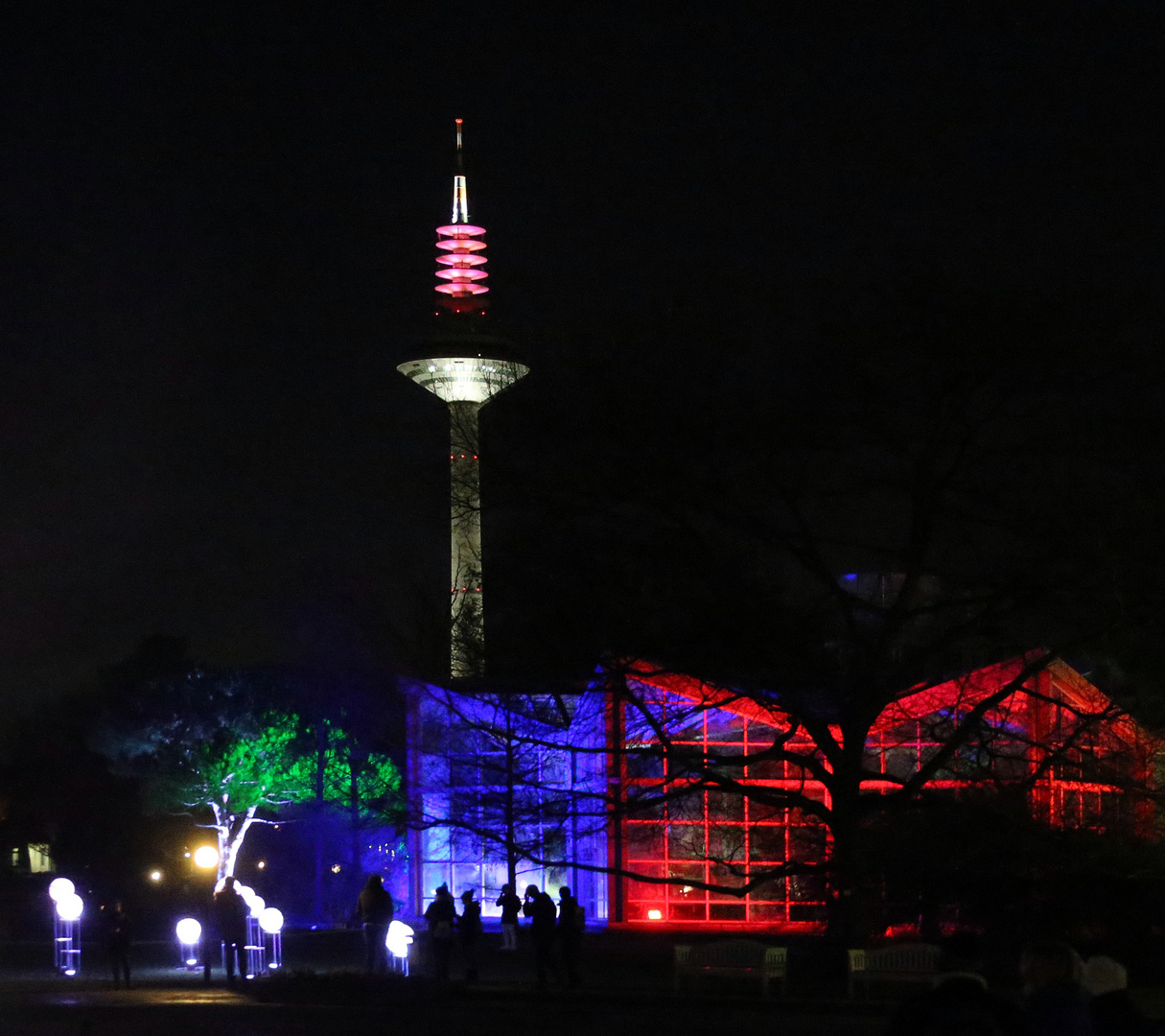 Winterlichter -12-  Europaturm / Ginnheimer Spargel