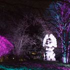 Winterlichter 2016 im Luisenpark Mannheim - Beleuchtete Skulptur