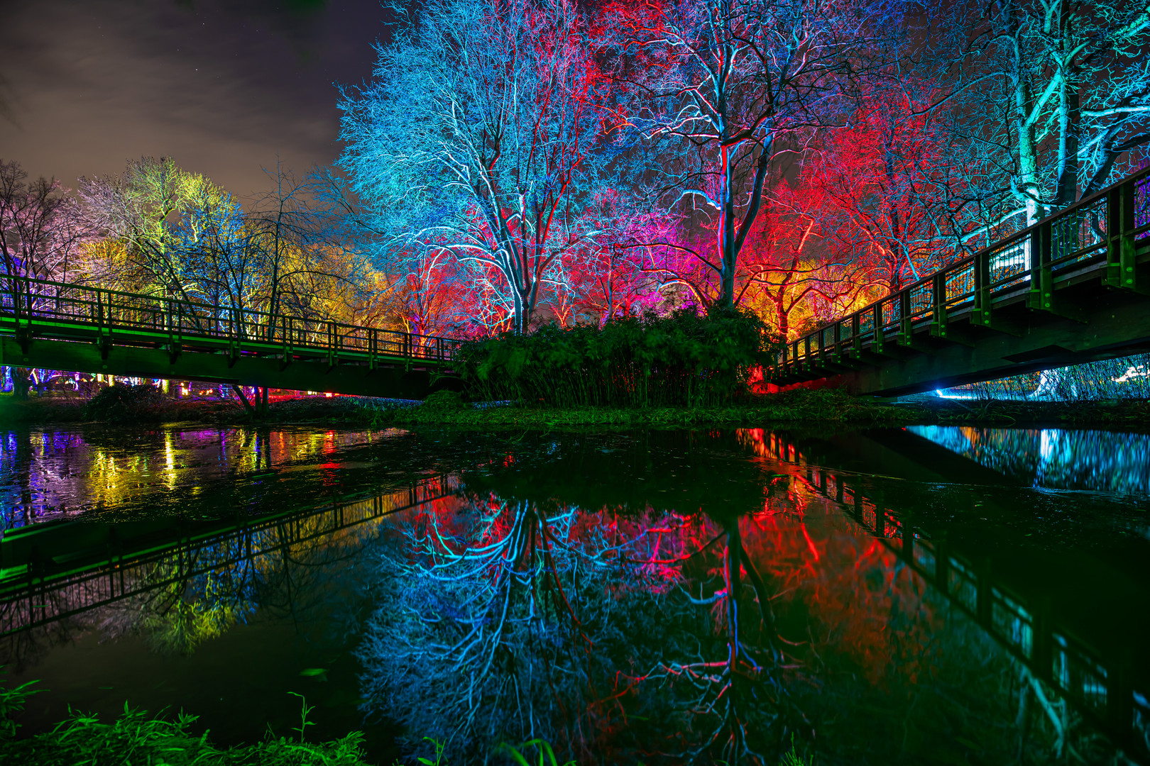 Winterlichter im Luisenpark