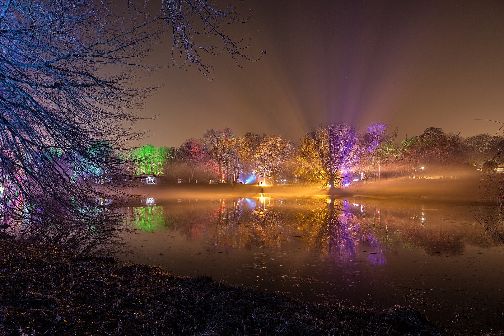 Winterlichter im Luisenpark Mannheim
