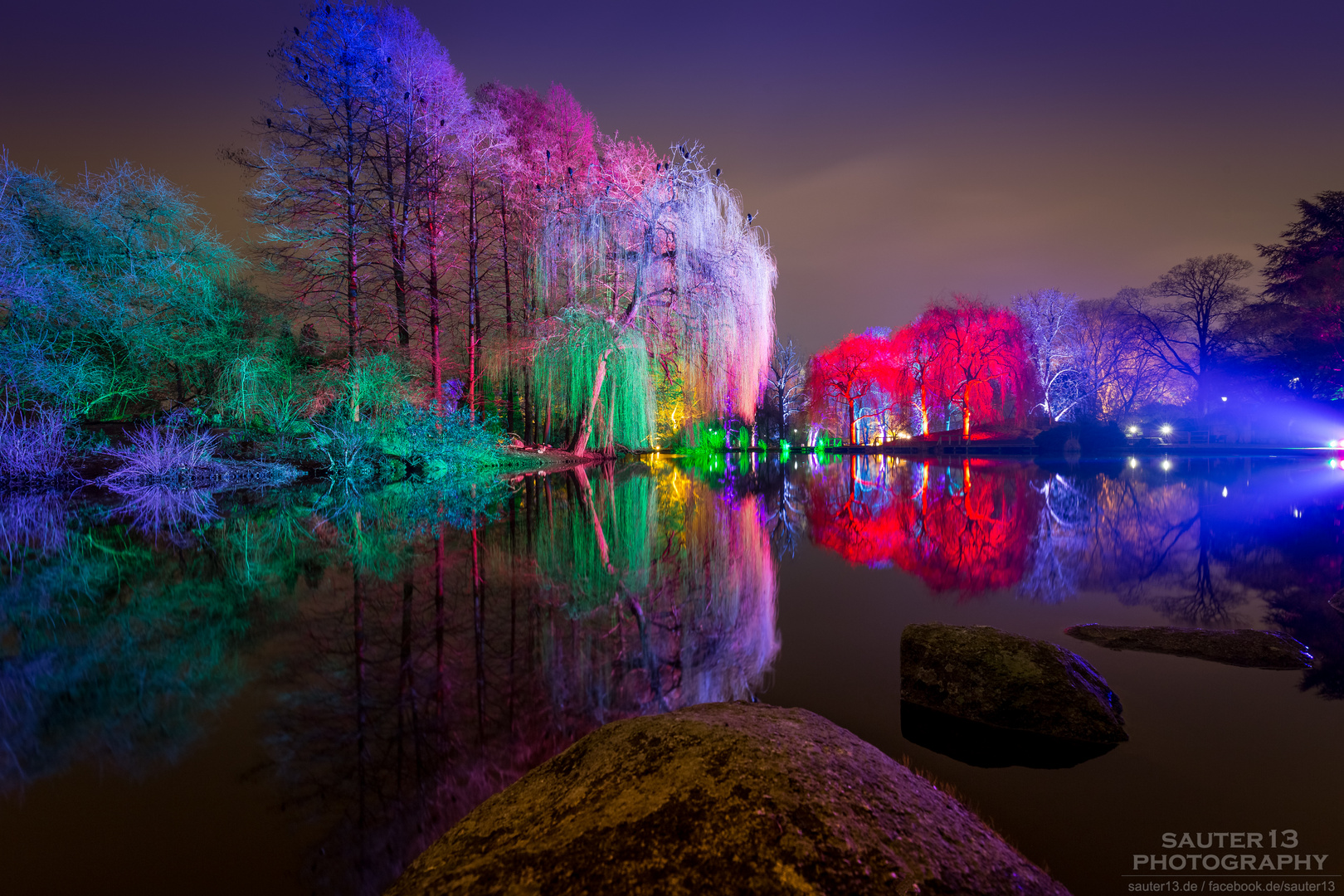 Winterlichter im Luisenpark Mannheim