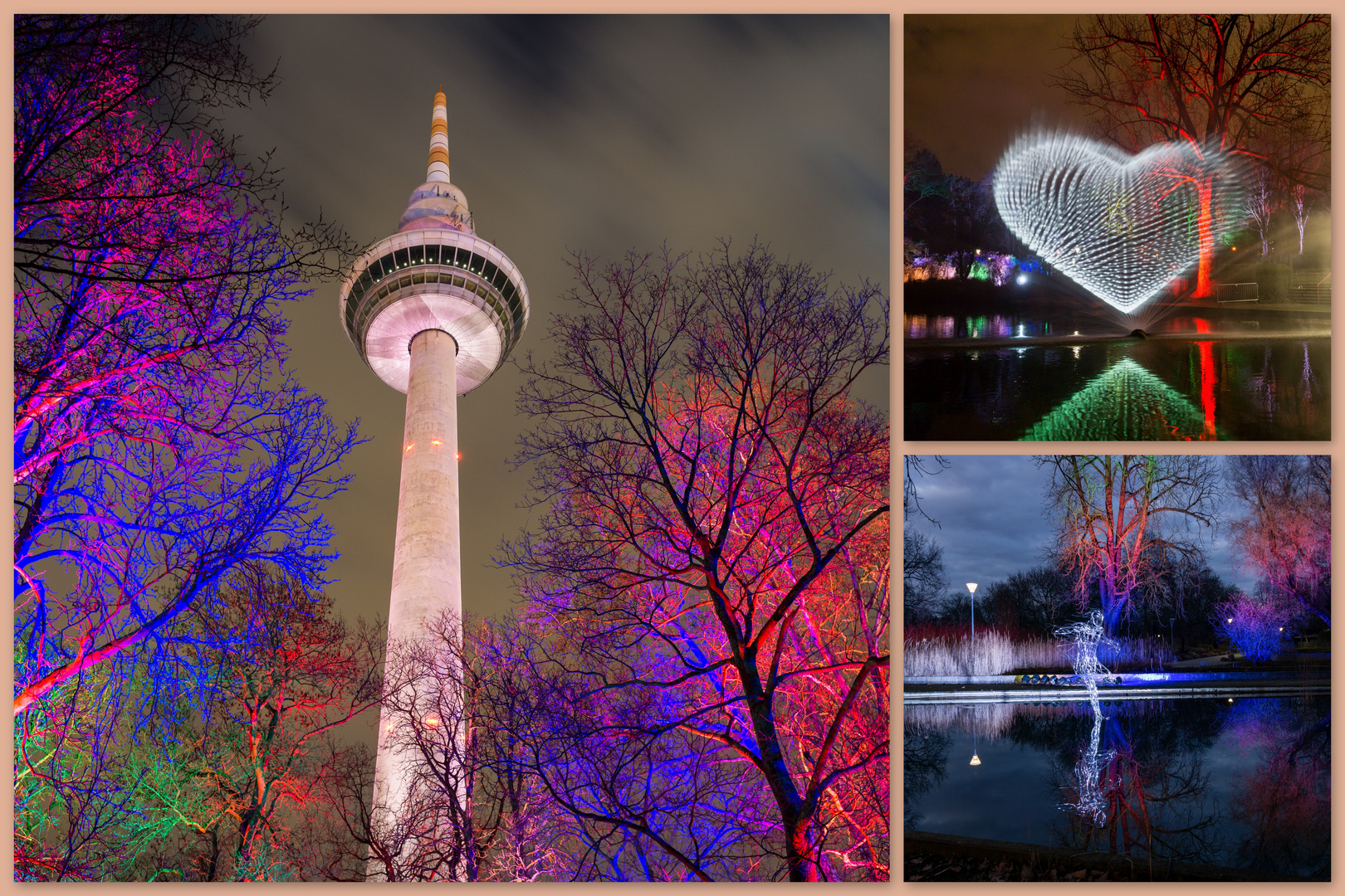 Winterlichter Luisenpark Mannheim 2018