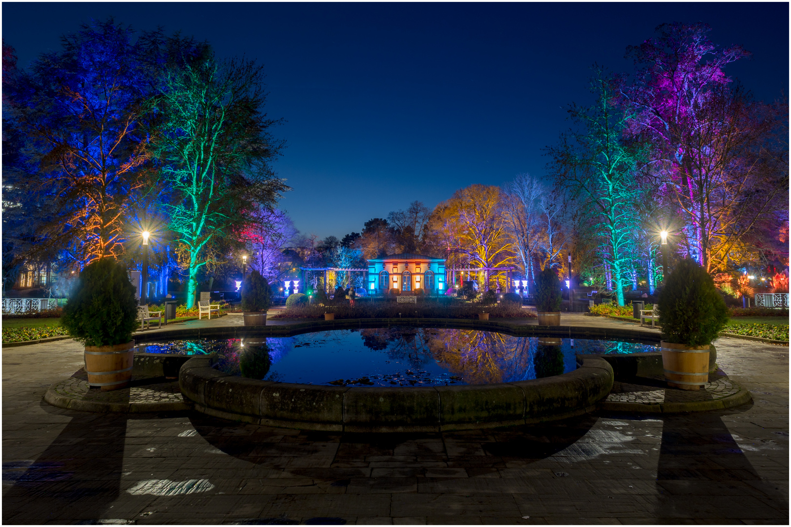 Winterlichter Palmegarten Frankfurt