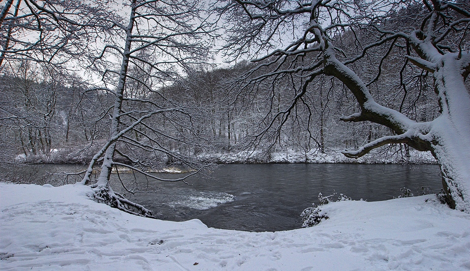 Wintermärchen an der Wupper