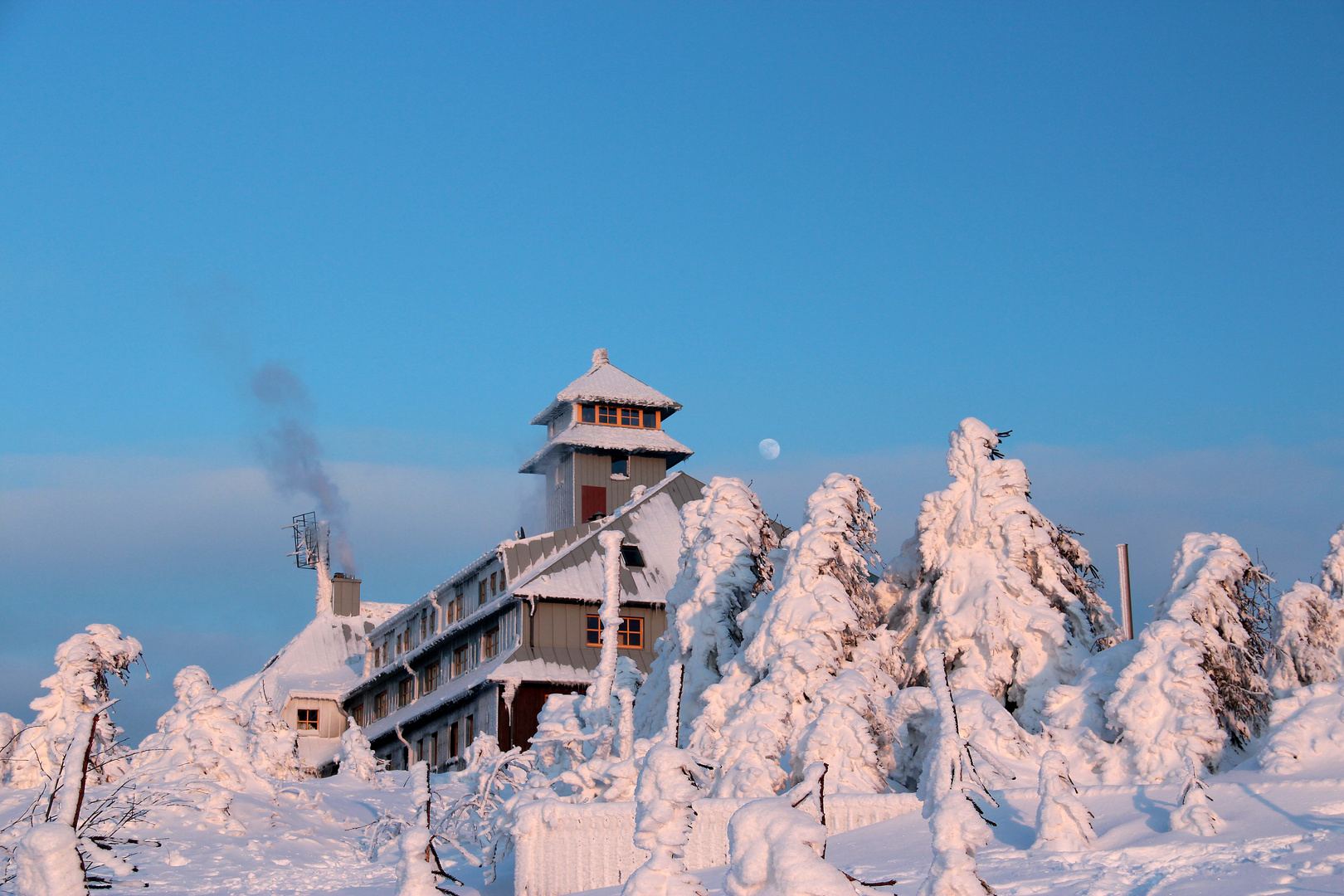 Wintermärchen auf dem Fichtelberg