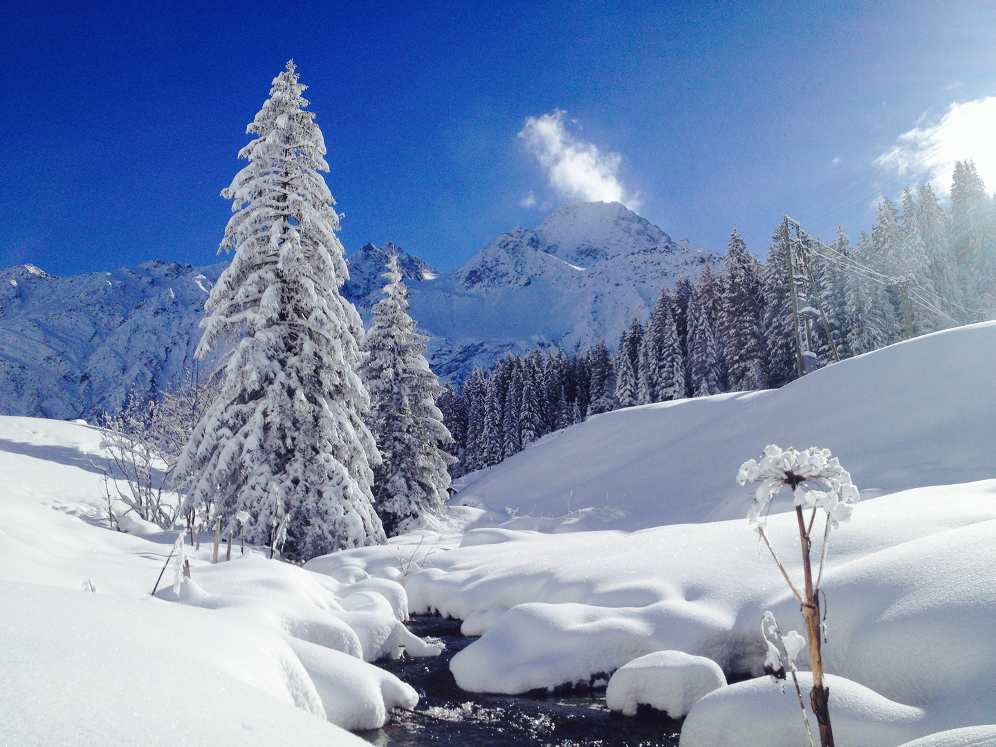 Wintermärchen Golzern Maderanertal