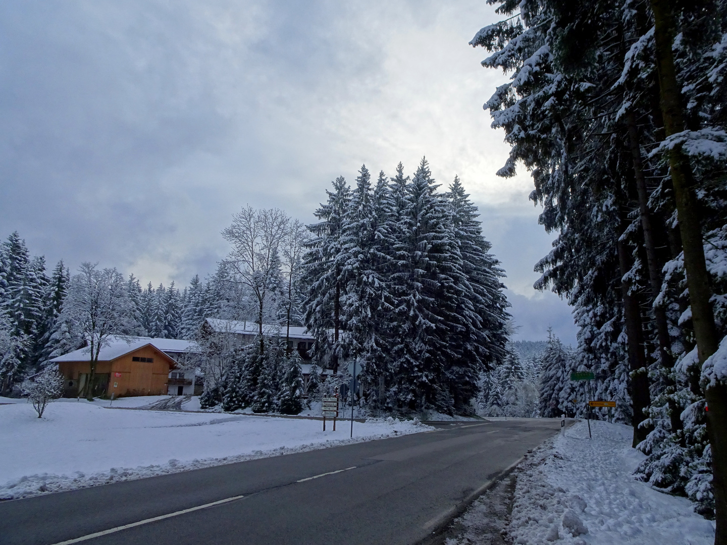 Wintermärchen im April