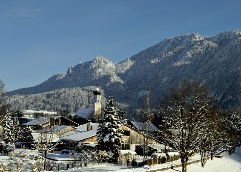 Wintermärchen in Oberammergau