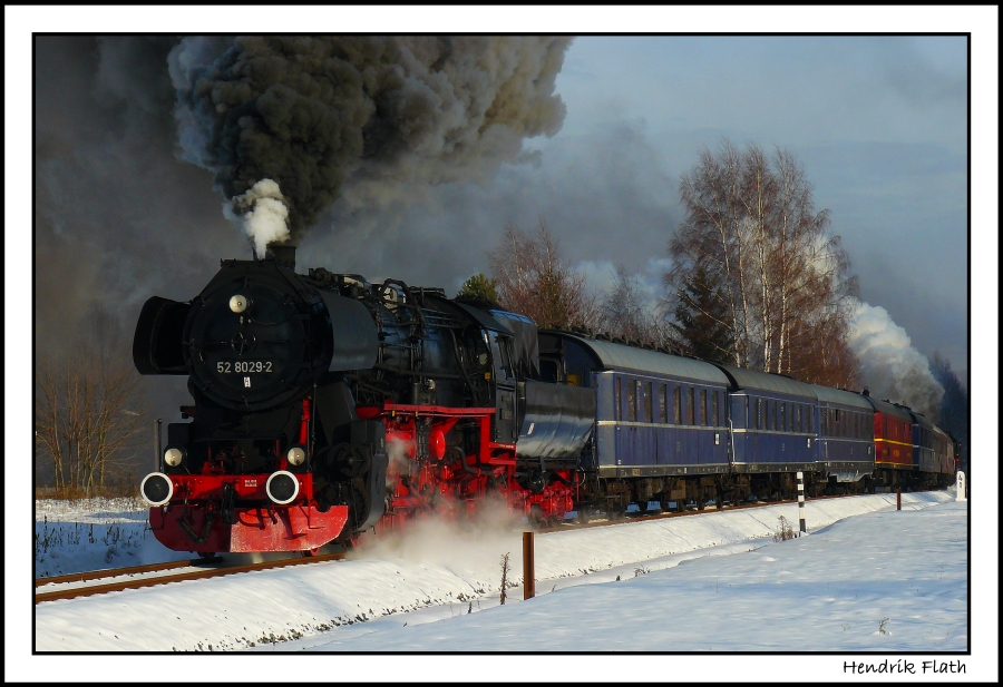 Wintermärchen mit der Dampfeisenbahn