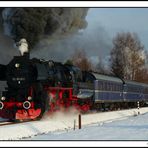 Wintermärchen mit der Dampfeisenbahn