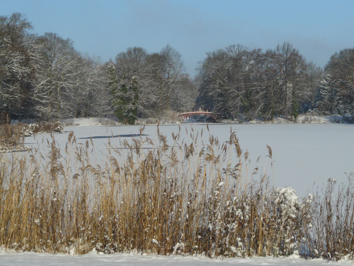 Wintermärchen - Schlosspark Charlottenburg, die Hohe Brücke