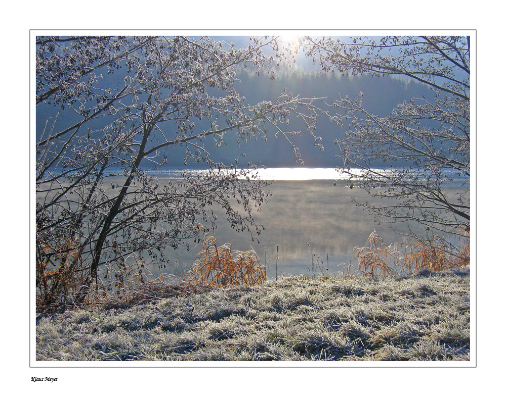 Wintermorgen am Breidensteiner See