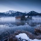 Wintermorgen am Kochelsee