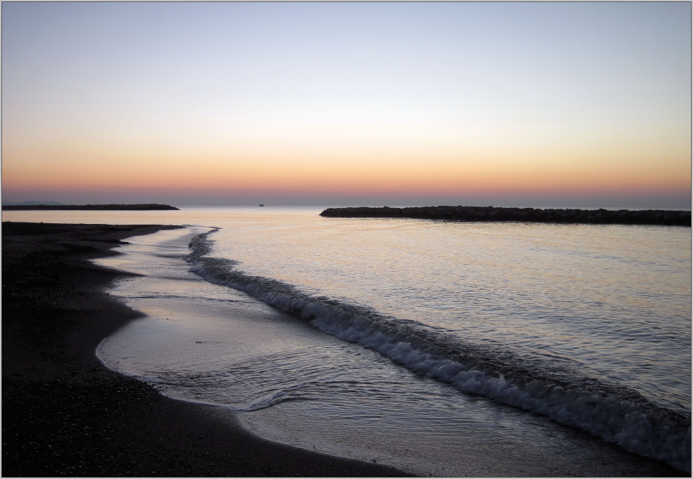 Wintermorgen am Meer