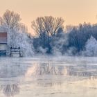 Wintermorgen am Neckar
