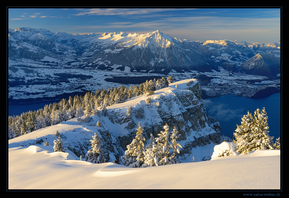 Wintermorgen am Niederhorn