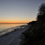 Wintermorgen am Ostseestrand