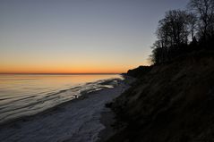 Wintermorgen am Ostseestrand