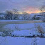 Wintermorgen am See (Amanecer en el lago)