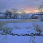 Wintermorgen am See (Amanecer en el lago)