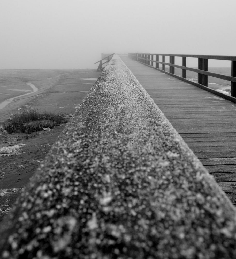 Wintermorgen am Steg