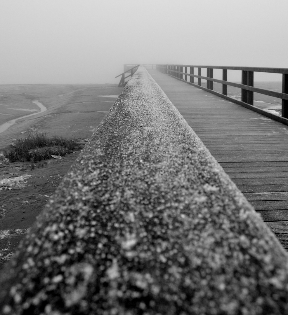 Wintermorgen am Steg