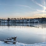 Wintermorgen am Weinfelder Maar in der Eifel #2