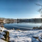 Wintermorgen am Weinfelder Maar in der Eifel #3