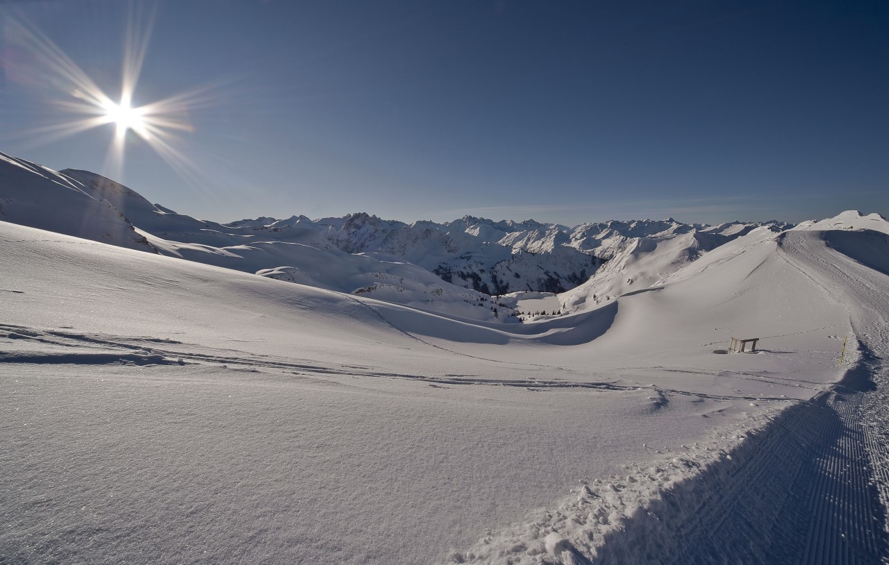 Wintermorgen am Zeigersattel