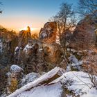 Wintermorgen an der Bastei