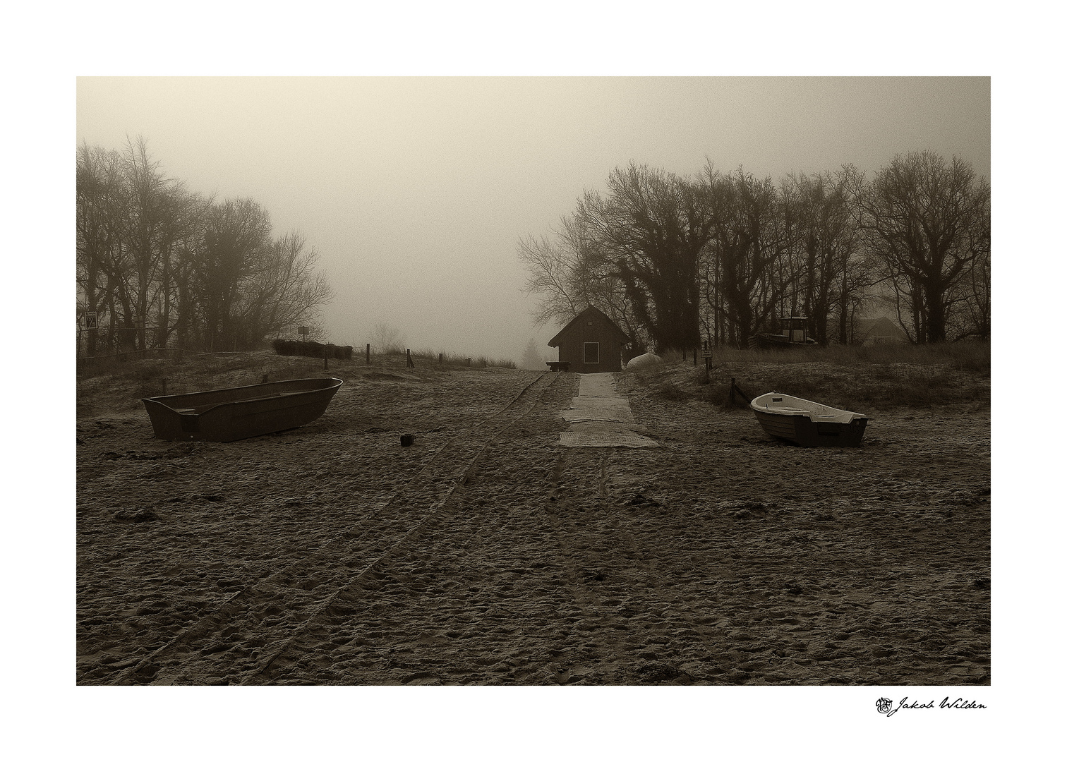 Wintermorgen an der Ostsee