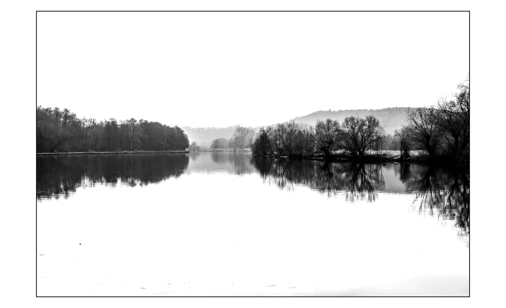 Wintermorgen an der Ruhr