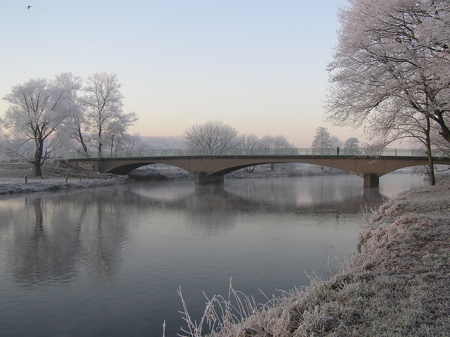 Wintermorgen an der Ruhr