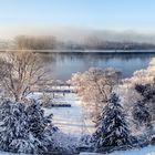 Wintermorgen an der Weser