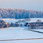 Wintermorgen auf dem Land