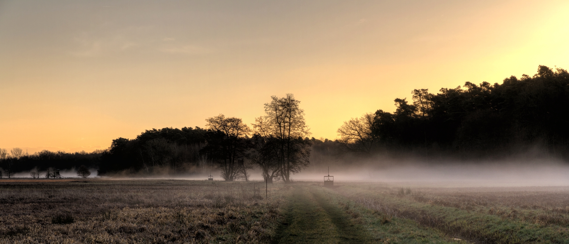 Wintermorgen auf den Heuwiesen