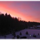 Wintermorgen bei den Waldhäusern